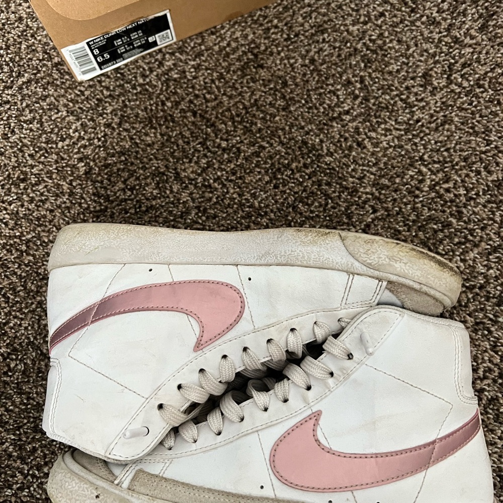 Pink nike blazers